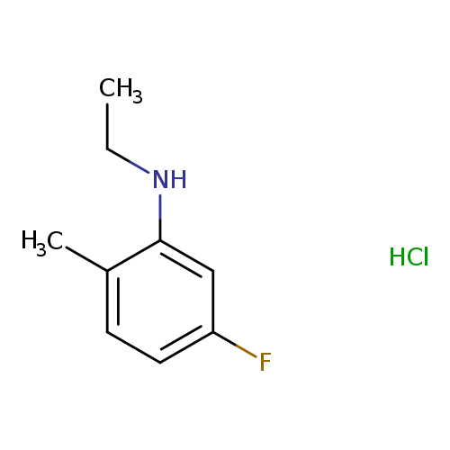 N-ethyl-5-fluoro-2-methylaniline hydrochloride