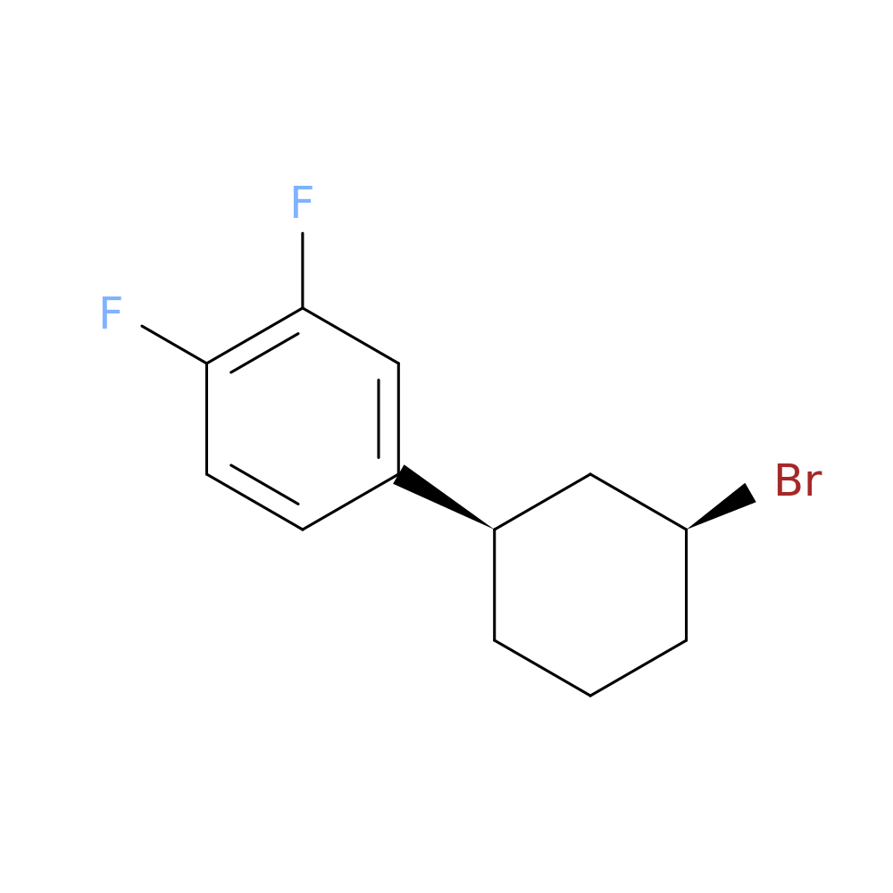 rac-4-[(1R,3S)-3-bromocyclohexyl]-1,2-difluorobenzene