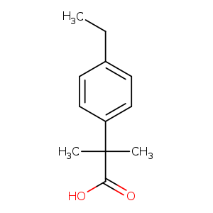 Benzeneacetic acid, 4-ethyl-α,α-dimethyl-
