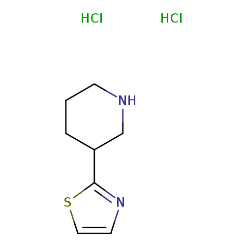 3-(1,3-thiazol-2-yl)piperidine dihydrochloride