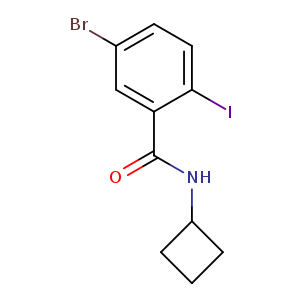 5-Bromo-N-cyclobutyl-2-iodobenzamide