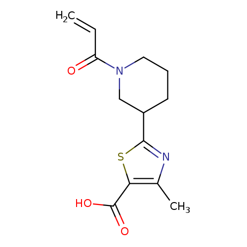 4-methyl-2-[1-(prop-2-enoyl)piperidin-3-yl]-1,3-thiazole-5-carboxylicacid