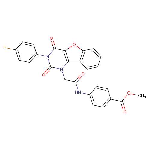 methyl 4-{2-[5-(4-fluorophenyl)-4,6-dioxo-8-oxa-3,5-diazatricyclo[7.4.0.0^{2,7}]trideca-1(9),2(7),10,12-tetraen-3-yl]acetamido}benzoate