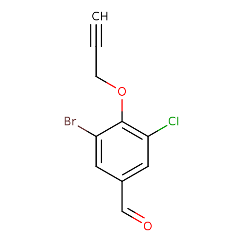 3-Bromo-5-chloro-4-(prop-2-yn-1-yloxy)benzaldehyde