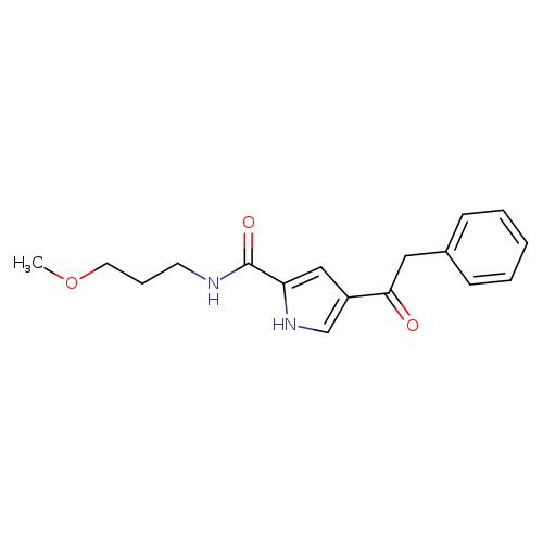 N-(3-methoxypropyl)-4-(2-phenylacetyl)-1H-pyrrole-2-carboxamide