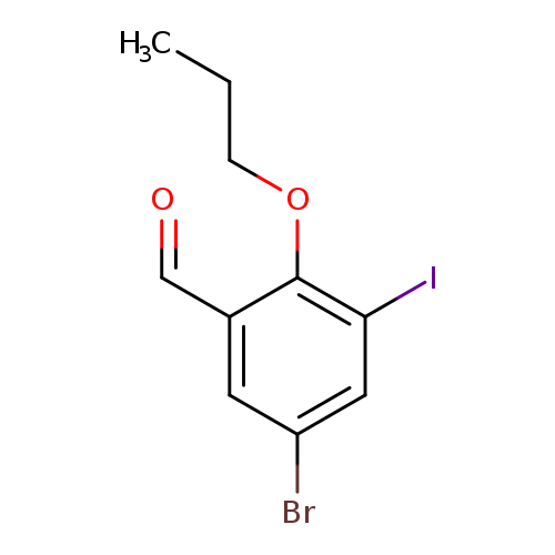 5-bromo-3-iodo-2-propoxybenzaldehyde