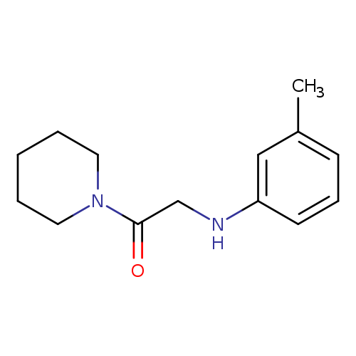 2-[(3-methylphenyl)amino]-1-(piperidin-1-yl)ethan-1-one