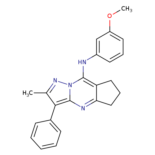 N-(3-methoxyphenyl)-11-methyl-10-phenyl-1,8,12-triazatricyclo[7.3.0.0^{3,7}]dodeca-2,7,9,11-tetraen-2-amine