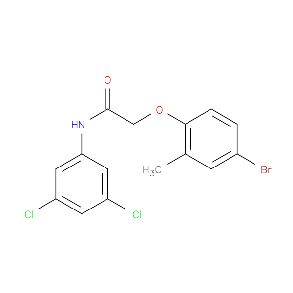 2-(4-bromo-2-methylphenoxy)-N-(3,5-dichlorophenyl)acetamide