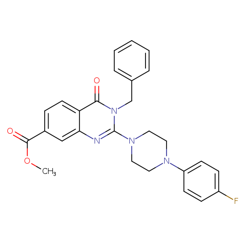 methyl 3-benzyl-2-[4-(4-fluorophenyl)piperazin-1-yl]-4-oxo-3,4-dihydroquinazoline-7-carboxylate