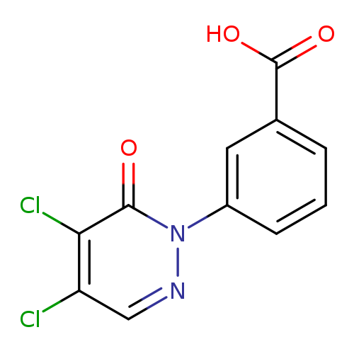 3-(4,5-dichloro-6-oxo-1,6-dihydropyridazin-1-yl)benzoic acid