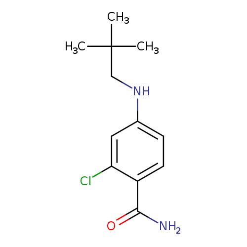 2-chloro-4-[(2,2-dimethylpropyl)amino]benzamide