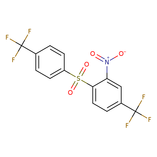 2-nitro-4-(trifluoromethyl)-1-[4-(trifluoromethyl)benzenesulfonyl]benzene
