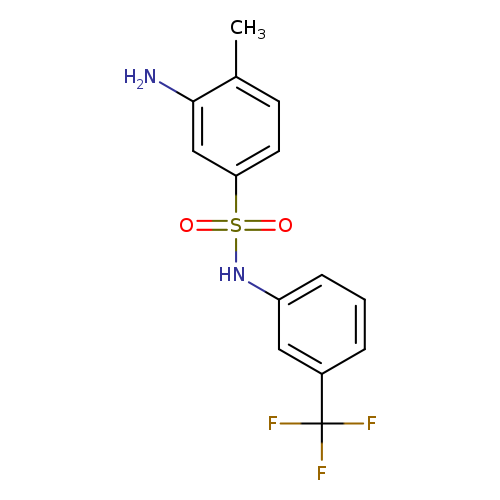 3-Amino-4-methyl-n-[3-(trifluoromethyl)phenyl]benzenesulfonamide