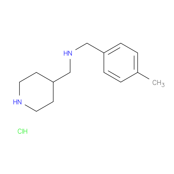 (4-Methyl-benzyl)-piperidin-4-ylmethyl-amine hydrochloride