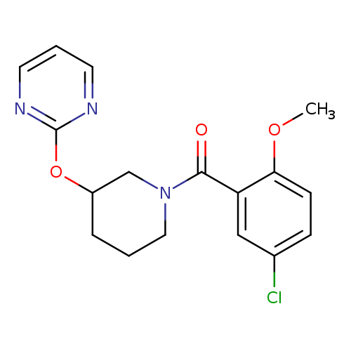 2-{[1-(5-chloro-2-methoxybenzoyl)piperidin-3-yl]oxy}pyrimidine
