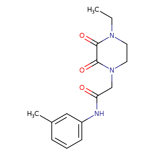 2-(4-ethyl-2,3-dioxopiperazin-1-yl)-N-(3-methylphenyl)acetamide