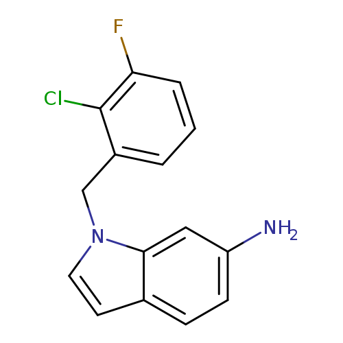1-[(2-chloro-3-fluorophenyl)methyl]-1H-indol-6-amine