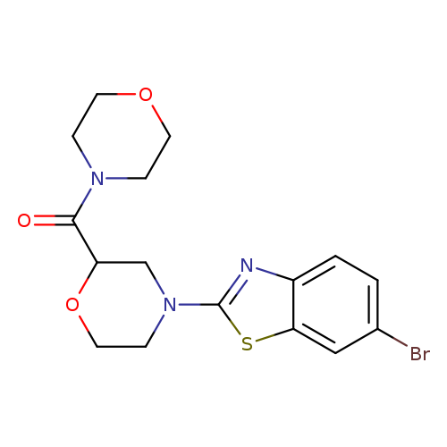6-bromo-2-[2-(morpholine-4-carbonyl)morpholin-4-yl]-1,3-benzothiazole