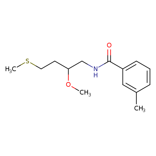 N-[2-methoxy-4-(methylsulfanyl)butyl]-3-methylbenzamide
