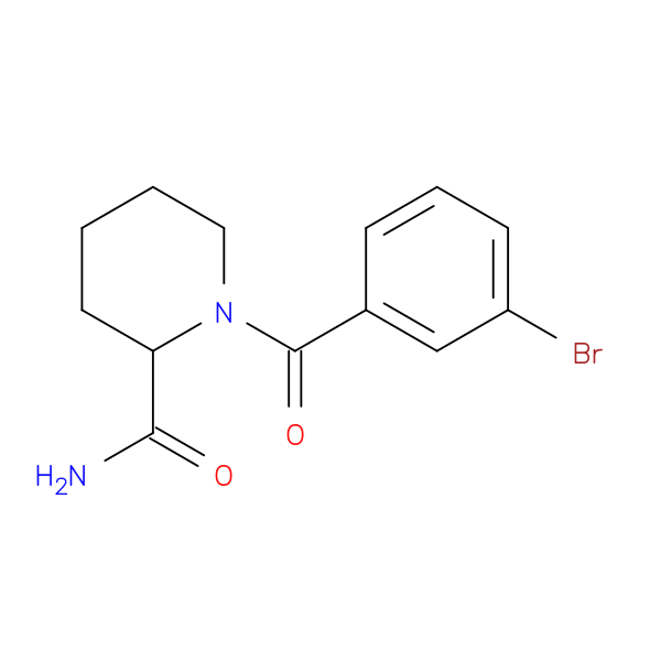 1-(3-bromobenzoyl)piperidine-2-carboxamide