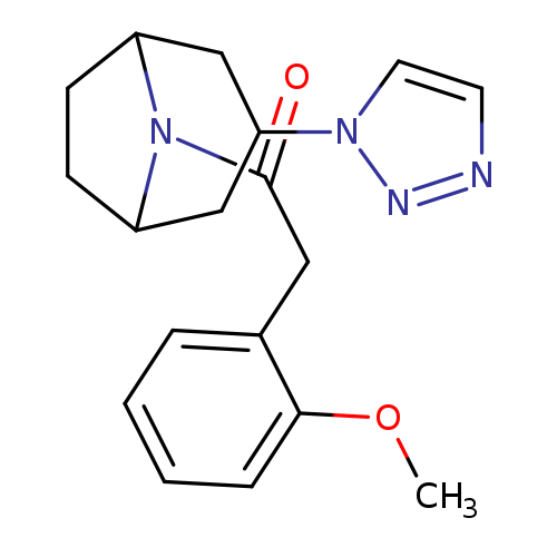 2-(2-methoxyphenyl)-1-[3-(1H-1,2,3-triazol-1-yl)-8-azabicyclo[3.2.1]octan-8-yl]ethan-1-one