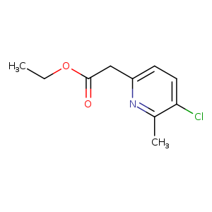 ethyl 2-(5-chloro-6-methyl-2-pyridyl)acetate