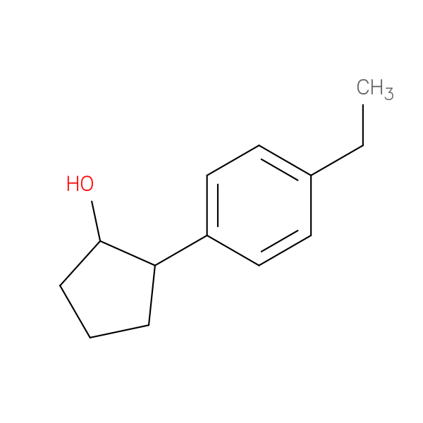 2-(4-ethylphenyl)cyclopentan-1-ol