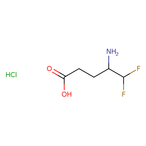 4-amino-5,5-difluoropentanoic acid hydrochloride