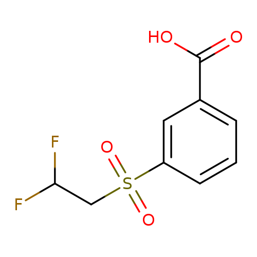 3-(2,2-difluoroethanesulfonyl)benzoic acid
