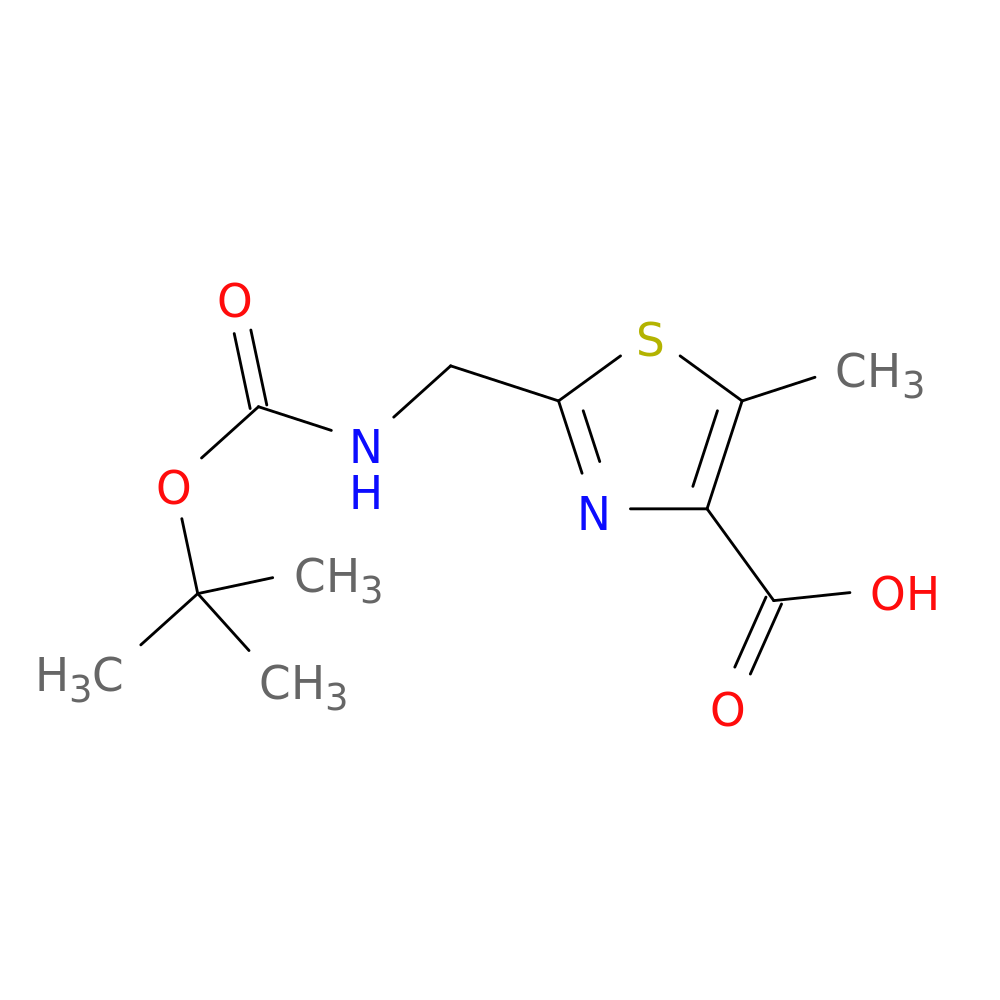 2-{[(tert-butoxycarbonyl)amino]methyl}-5-methyl-1,3-thiazole-4-carboxylic acid