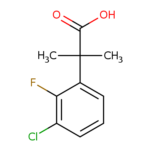 2-(3-chloro-2-fluorophenyl)-2-methylpropanoic acid