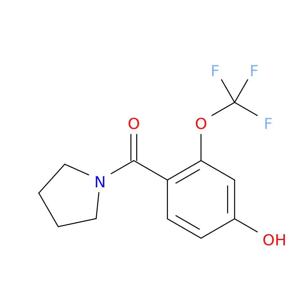 (4-Hydroxy-2-trifluoromethoxy-phenyl)-pyrrolidin-1-yl-methanone