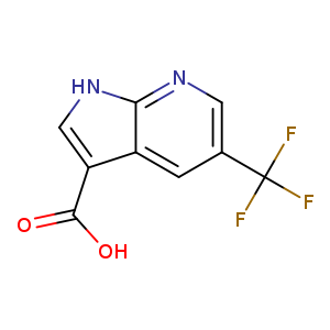 1H-Pyrrolo[2,3-b]pyridine-3-carboxylic acid, 5-(trifluoromethyl)-