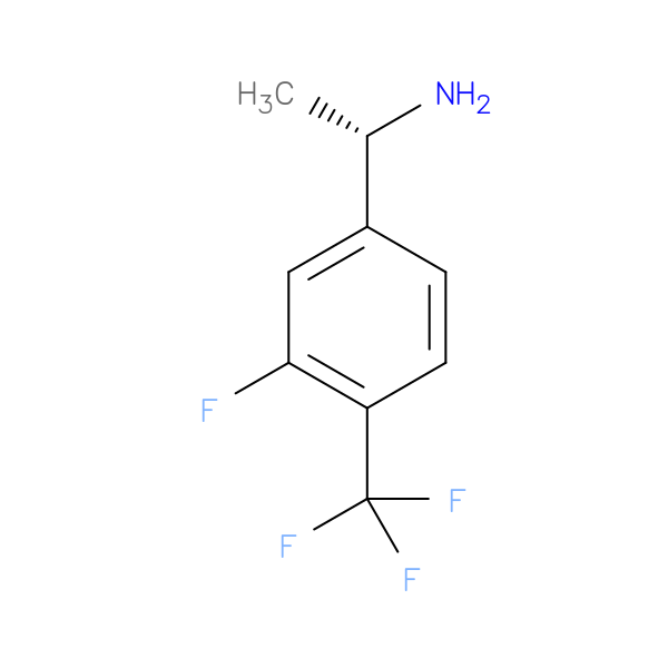 (S)-1-(3-Fluoro-4-(trifluoromethyl)phenyl)ethanamine