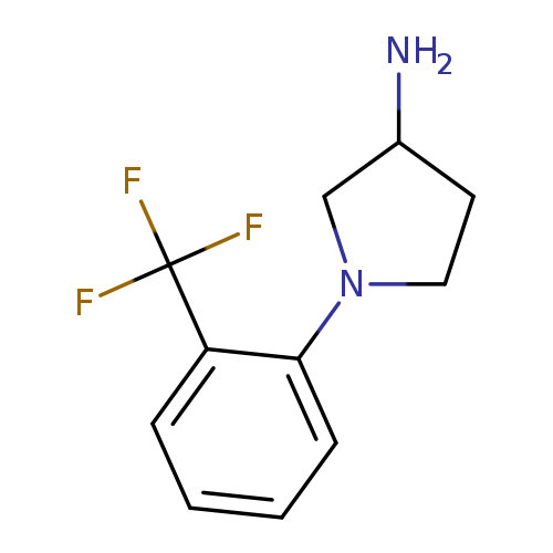 1-[2-(trifluoromethyl)phenyl]pyrrolidin-3-amine