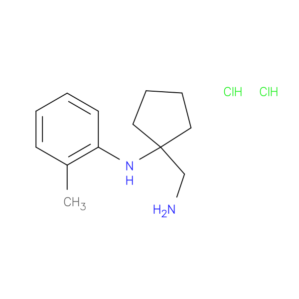 N-[1-(aminomethyl)cyclopentyl]-2-methylaniline dihydrochloride