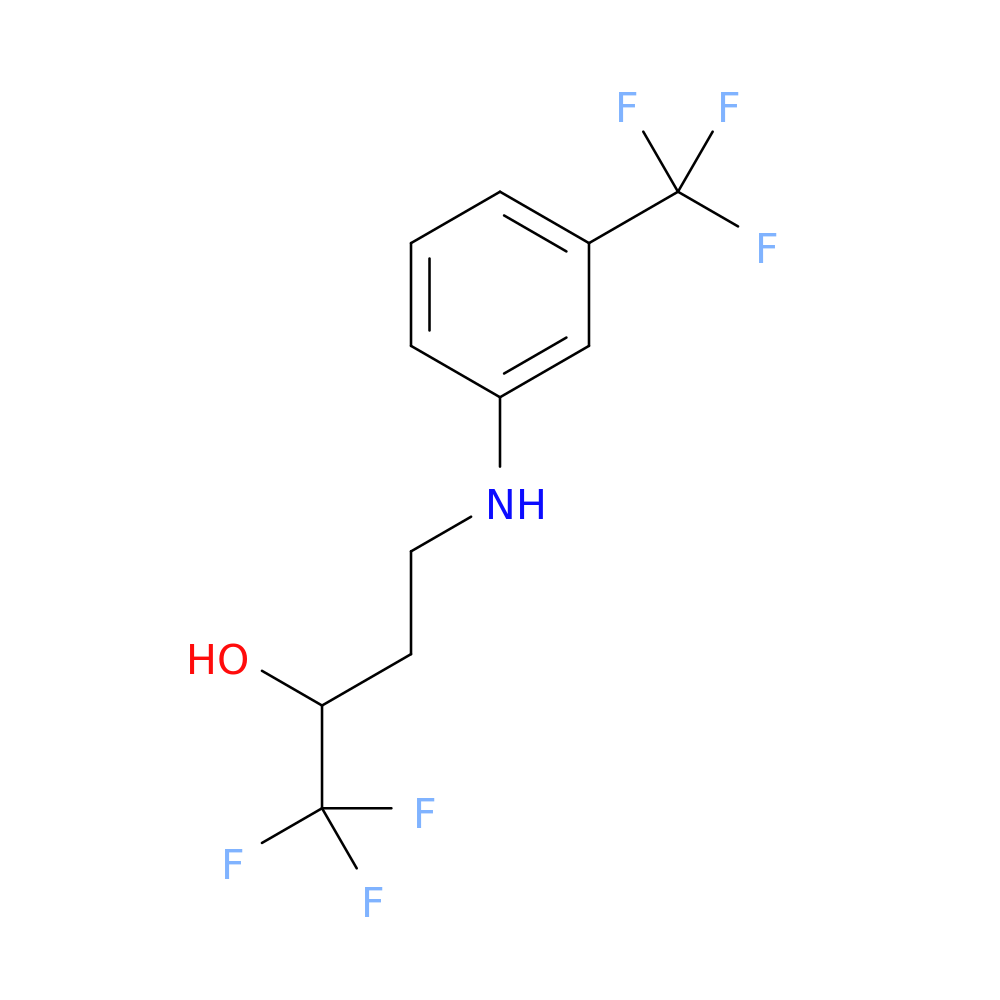 1,1,1-trifluoro-4-{[3-(trifluoromethyl)phenyl]amino}butan-2-ol