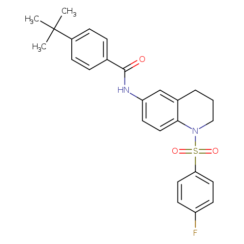 4-tert-butyl-N-[1-(4-fluorobenzenesulfonyl)-1,2,3,4-tetrahydroquinolin-6-yl]benzamide