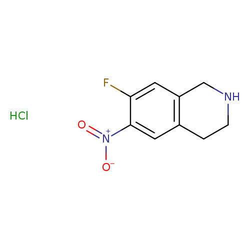 7-Fluoro-6-nitro-1,2,3,4-tetrahydroisoquinoline hydrochloride