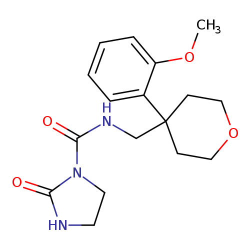 N-{[4-(2-methoxyphenyl)oxan-4-yl]methyl}-2-oxoimidazolidine-1-carboxamide