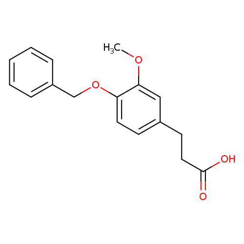 3-Methoxy-4-(benzyloxy)-benzenepropanoic acid