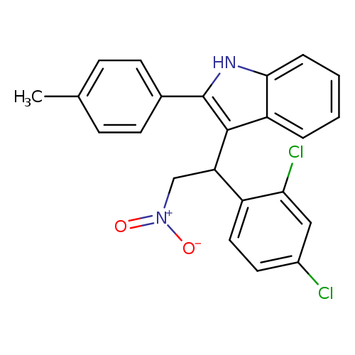 3-[1-(2,4-dichlorophenyl)-2-nitroethyl]-2-(4-methylphenyl)-1H-indole
