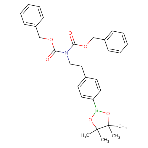 Benzyl((benzyloxy)carbonyl)(4-(4,4,5,5-tetramethyl-1,3,2-dioxaborolan-2-yl)phenethyl)carbamate
