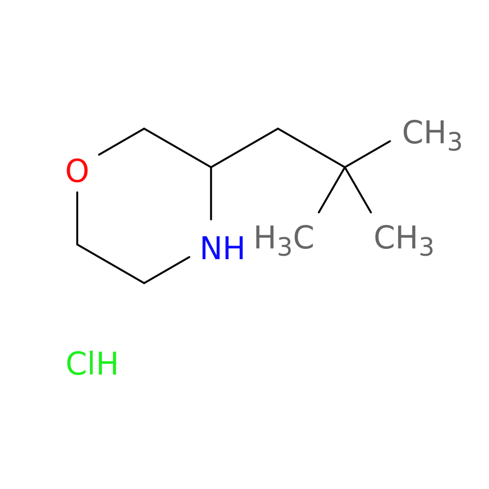 3-(2,2-dimethylpropyl)morpholine hydrochloride