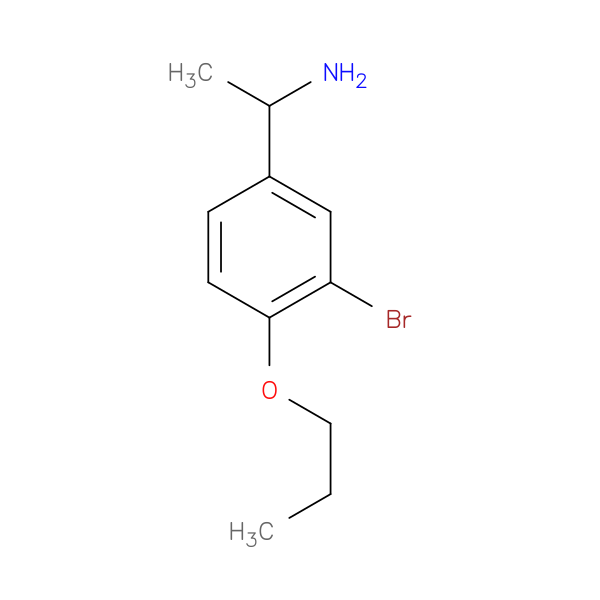 1-(3-Bromo-4-propoxy-phenyl)-ethylamine