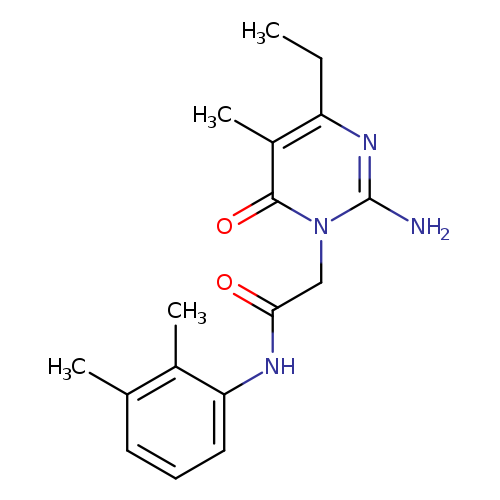 2-(2-amino-4-ethyl-5-methyl-6-oxo-1,6-dihydropyrimidin-1-yl)-N-(2,3-dimethylphenyl)acetamide
