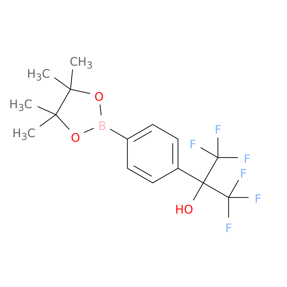 1,1,1,3,3,3-Hexafluoro-2-(4-(4,4,5,5-tetramethyl-1,3,2-dioxaborolan-2-yl)phenyl)propan-2-ol
