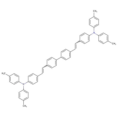Benzenamine, 4,4'-([1,1'-biphenyl]-4,4'-diyldi-2,1-ethenediyl)bis[N,N-bis(4-methylphenyl)-