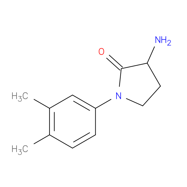 3-amino-1-(3,4-dimethylphenyl)pyrrolidin-2-one